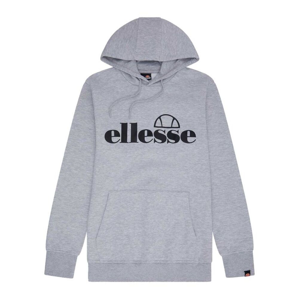 Ellesse Mens Logo Hoodie / Grey Marl